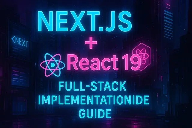 Next.js 15 + React 19: Guia de Implementação Full-Stack