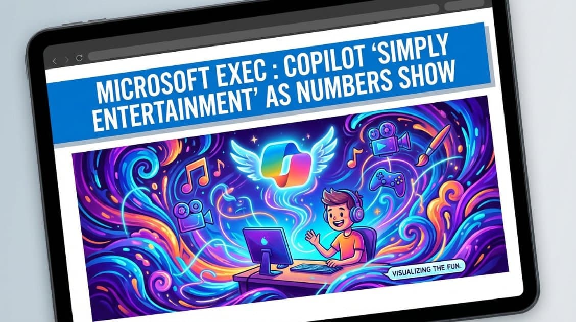 A Microsoft Admitiu Nos Próprios Termos que o Copilot É Só Entretenimento — e os Números Provam