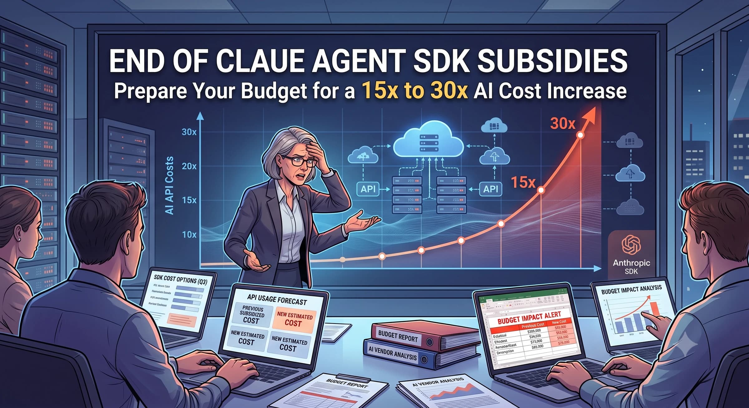 End of Claude Agent SDK subsidies: prepare your budget for a 15x to 30x AI cost increase
